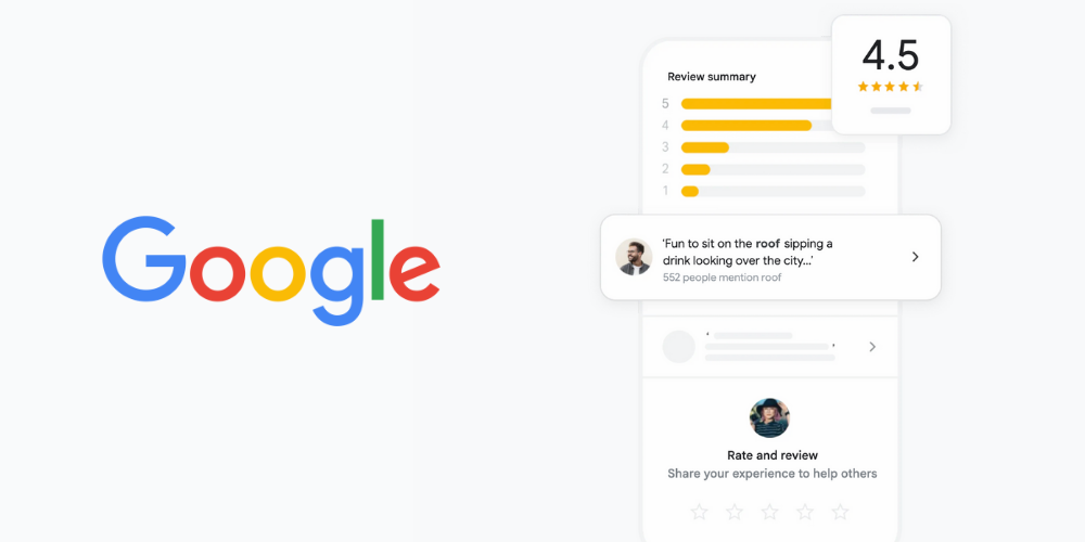 Google reviews summary example
